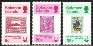 Solomon Islands Sc #393-395 MNH
