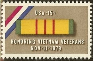 1802 Vietnam Veterans F-VF MNH single