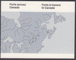 Canada - BK86 Canadian Forts Booklet (983-992) - MNH