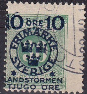 Sweden #B19 Used CV $6.00 (Z5067)