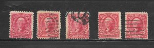 #301 Used 5 Stamps 10 Cent Lot (my2) Collection / Lot