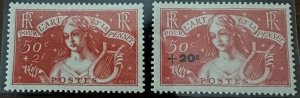 France 1935-36 Sc.B45,B47 Unused