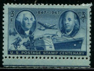 947 US 3c Postage Stamp Centenary, used