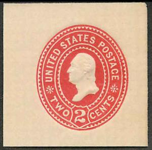 U362 Mint Full Corner Cut Square 38 x 39