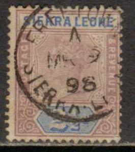 Sierra Leone   #38  used  (1896)  c.v. $1.40