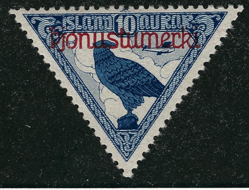 Elusive F-VF Mint OG Iceland CO1 Overprint SC$22.50 Nice!...