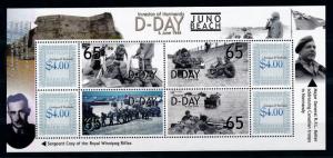 [76061] Antigua & Barbuda 2009 World War II D-Day Invasion Normandy Sheet MNH