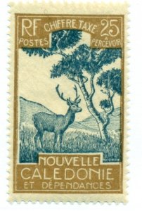 New Caledonia 1928 #J25 MH SCV (2022) = $0.75