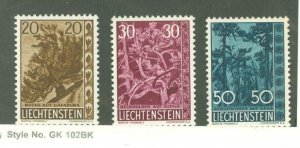 Liechtenstein #353-5 Unused Single (Complete Set)