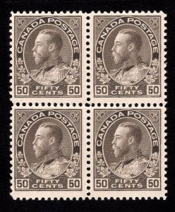 MOMEN: CANADA SC #120 1925 BLOCK MINT OG NH LOT #67643*