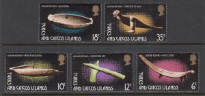 Turks and Caicos 288-292 MNH VF