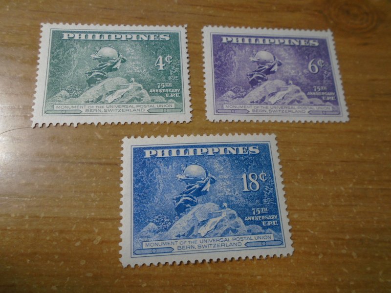 Philippines  #  531-33  MNH  - UPU -