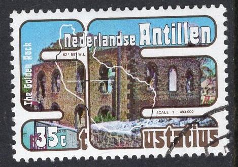 Netherlands Antilles   #405   1977 cancelled   St Eustatius  35 ct