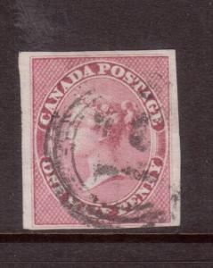 Canada #8 Extra Fine Used With Large Margins **With Certificate**