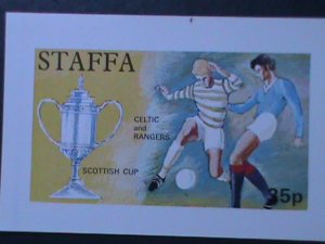 ​SCOTLAND-STAFFA-SCOTTISH CUP-SOCCER  IMPERF: S/S MNH VF WE SHIP TO WORLDWIDE