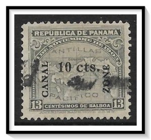 Canal Zone #36 Map Used