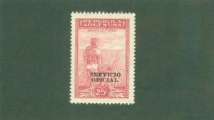 ARGENTINA O49 MH BIN $0.50