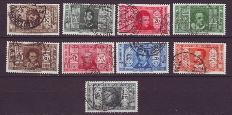 J24784 JLstamps 1932 italy part of set used #268-72,274-7