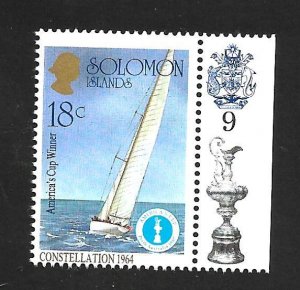 Solomon Islands 1986 - MNH + Tab - Scott #573c