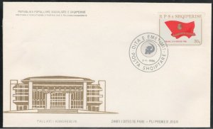 Albania 1986 Albanian Workers Party 9th Congress FDC VF