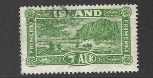 Iceland SC#144 Used F-VF $7.50...Worth a Close Look!