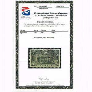 EXCELLENT GENUINE SCOTT #E19 VF-XF USED PSE CERT - SPECIAL DELIVERY #16847