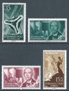 Fernando Po #190-1,B1-2 NH Manuel De Falla, Spanish Composer