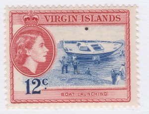 BRITISH VIRGIN ISLANDS 1956 12c MH* Stamp A30P16F42011-