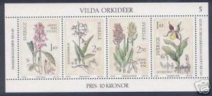 Sweden 1419 MNH Plate 48, Flowers