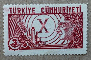 Turkey 1933 3k Turkish Republic, MNH. Scott 760, CV $1.55