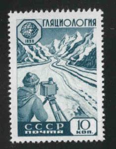 Russia Scott 2232 MNH** Glacier survey stamp from 1959