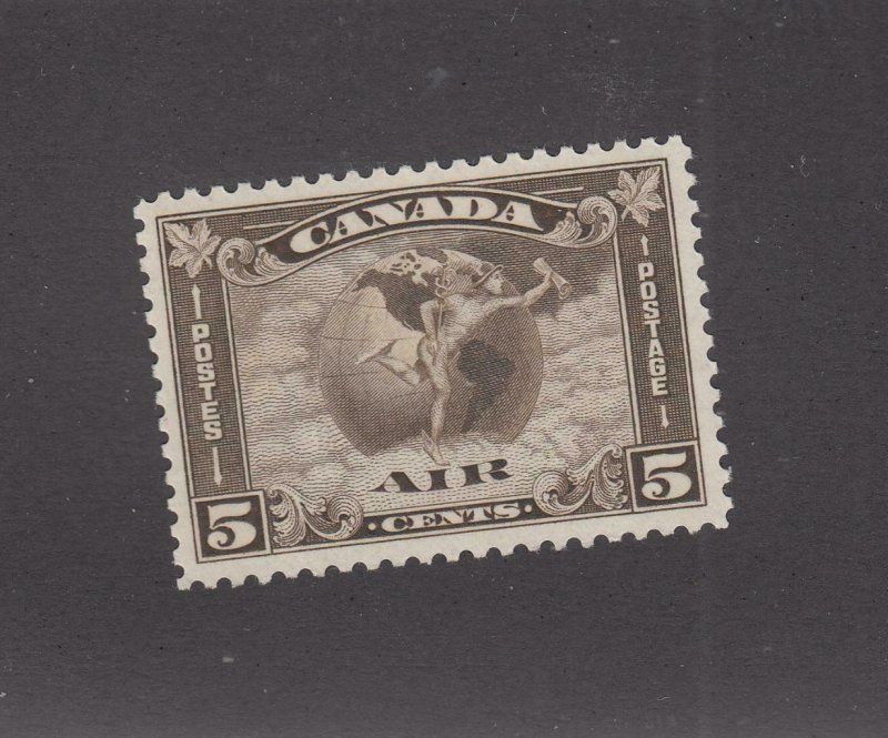 CANADA (KSG1452) # C2 VF-MNH  5cts  MERCURY,WITH SCROLL IN HAND CAT VALUE $140