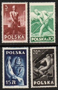 Poland Sc #413-416 Mint Hinged