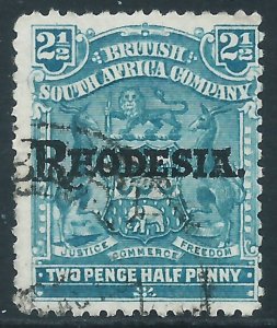 Rhodesia, Sc #85, 2-1/2d Used