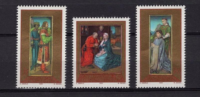 Liechtenstein  #918-920  1989  MNH Christmas complete