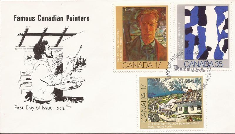 1981 Canada (SCS)  FDC - Sc 889 - Canadian Painters