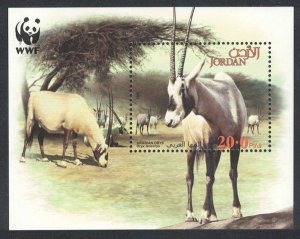 Jordan WWF Arabian Oryx MS 2005 MNH SG#MS2092 MI#Block 109