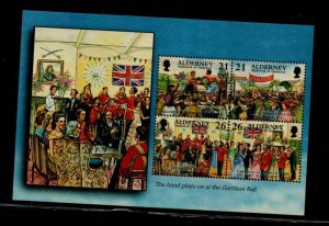 Alderney Sc 158b 2000 Boxing & Ballroom stamp booklet pane of  mint NH