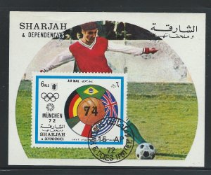 Sharjah 1972 Olympics Souvenir Sheet (12466).