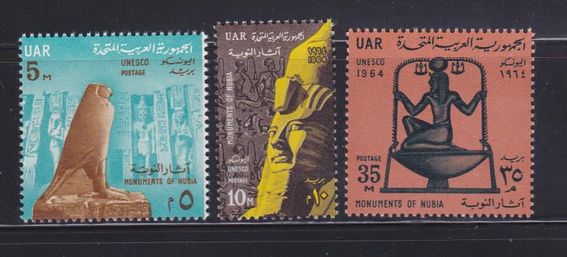 Egypt 652-654 Set MNH Monuments