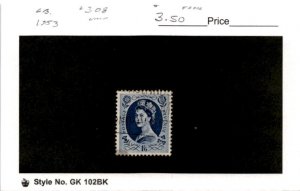 Great Britain, Postage Stamp, #308 Used, 1953 Queen Elizabeth (AD)