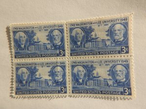 U. S. #982  Mint block  OG  LH