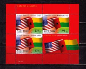 GUINEA BISSAU Mi#2013 var MNH FVF SS Flags