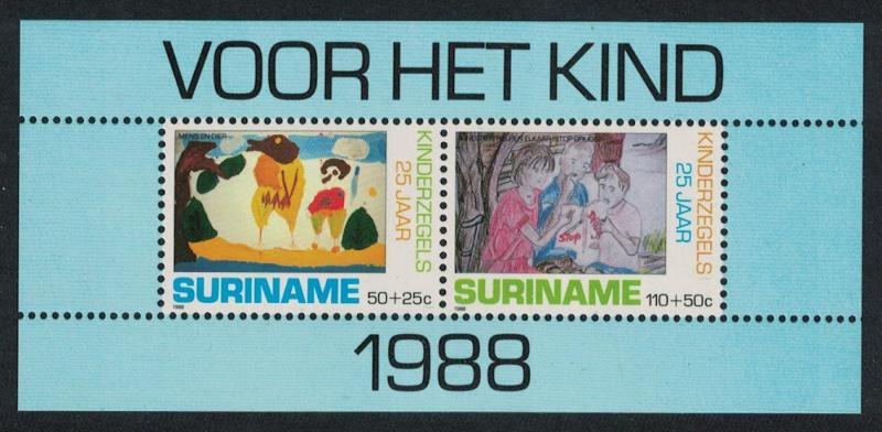 Suriname 25th Anniversary of Child Welfare Stamps MS SG#MS1395