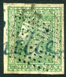 INDIA-1854 2a Green Sg 31 GOOD USED V32285