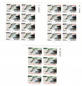 BCF4p van Dam, Canada, 1992-1993, Complete Set of 3 Panes of 8