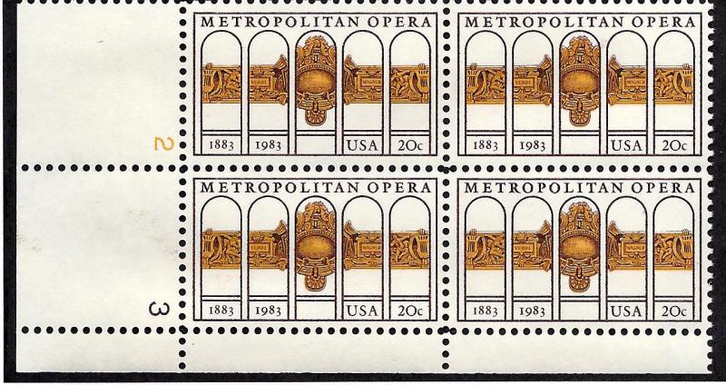 2054 Mint,OG,NH... Plate Block of 4... SCV $1.75