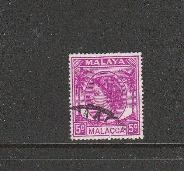 Malaya Malacca 1954/7 5c FU SG 26