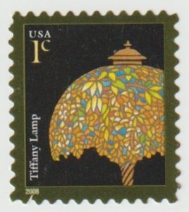 SC# 3749A - (1c) - Tiffany Lamp, die cut 11.25x11, used single dated 2008