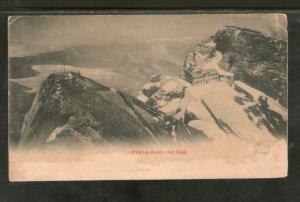 Switzerland 1904 Pilatus - Kulm  Mit Esel Lake Used View Post Card to India #...